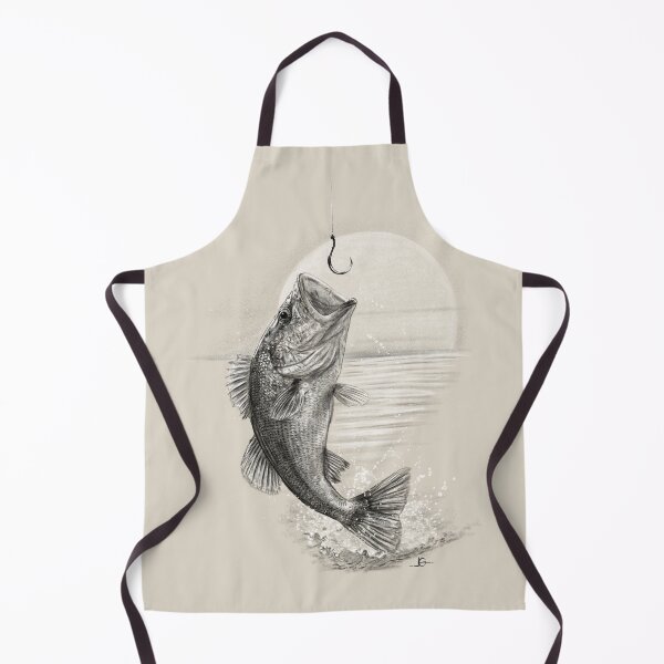 Item preview, Bass Fishing Art Today Illustration designed and sold by kolonjArt.