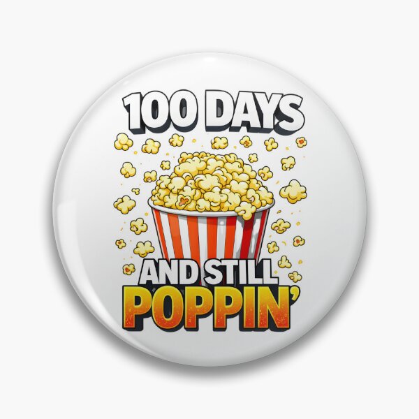 Item preview, 100 Days And Still Poppin Orange Yellow Gradient Bold 100th Day Of School Popcorn Teacher Shirt designed and sold by JaaCreativeShop.