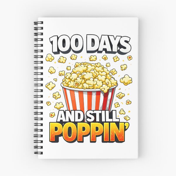 Item preview, 100 Days And Still Poppin Orange Yellow Gradient Bold 100th Day Of School Popcorn Teacher Shirt designed and sold by JaaCreativeShop.
