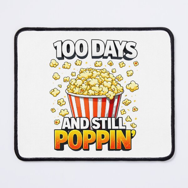 Item preview, 100 Days And Still Poppin Orange Yellow Gradient Bold 100th Day Of School Popcorn Teacher Shirt designed and sold by JaaCreativeShop.