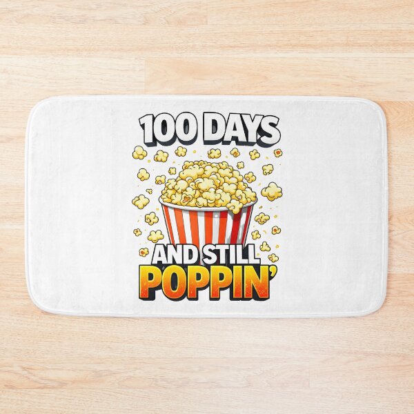 Item preview, 100 Days And Still Poppin Orange Yellow Gradient Bold 100th Day Of School Popcorn Teacher Shirt designed and sold by JaaCreativeShop.