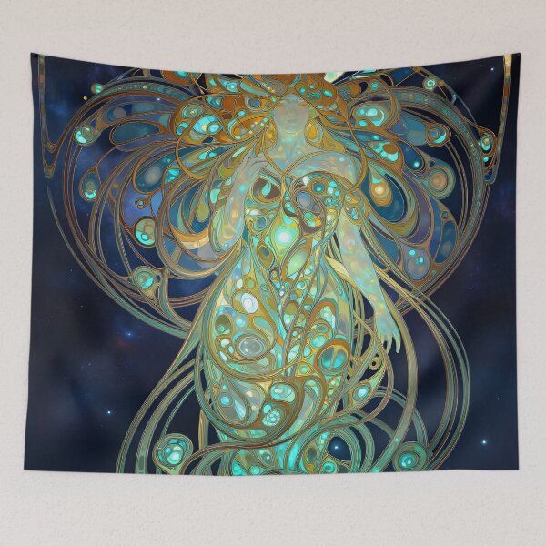 Item preview, A Beautiful Woman Outlined in Gold  designed and sold by MiaRose85.