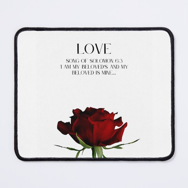 Item preview, Love from songs of Solomon Bible verse Christian design designed and sold by TheProverbsMom.