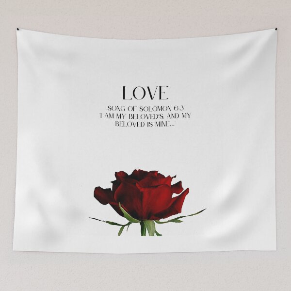 Item preview, Love from songs of Solomon Bible verse Christian design designed and sold by TheProverbsMom.