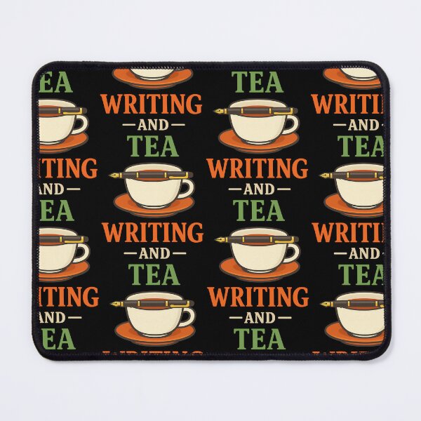 Item preview, Writing and Tea Cozy Author Illustration designed and sold by TeeTimeTreasure.