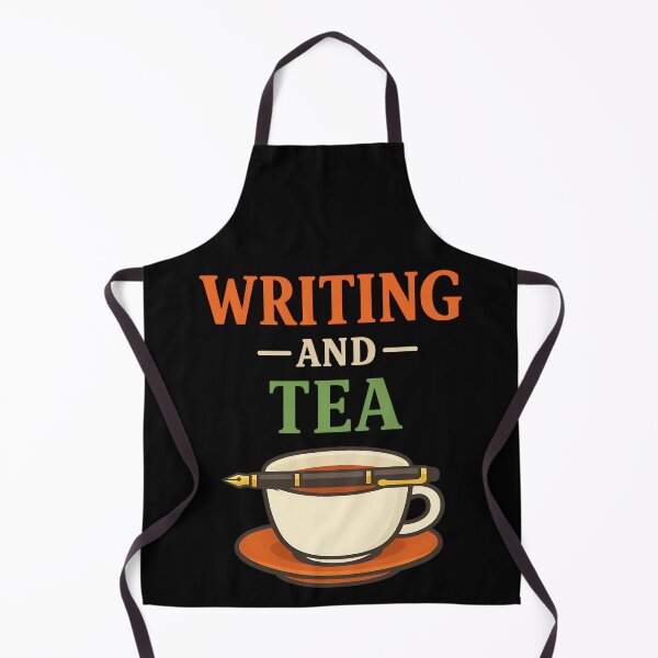 Item preview, Writing and Tea Cozy Author Illustration designed and sold by TeeTimeTreasure.