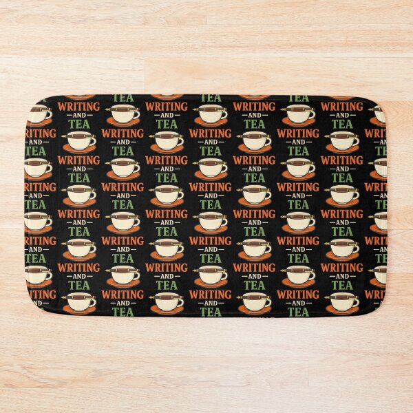 Item preview, Writing and Tea Cozy Author Illustration designed and sold by TeeTimeTreasure.