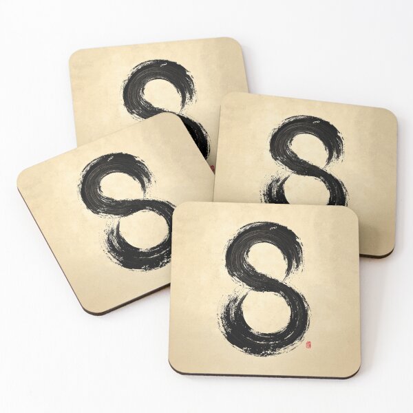 Item preview, Zen Double Enso Infinity Circle designed and sold by MUGEN GALLERY.