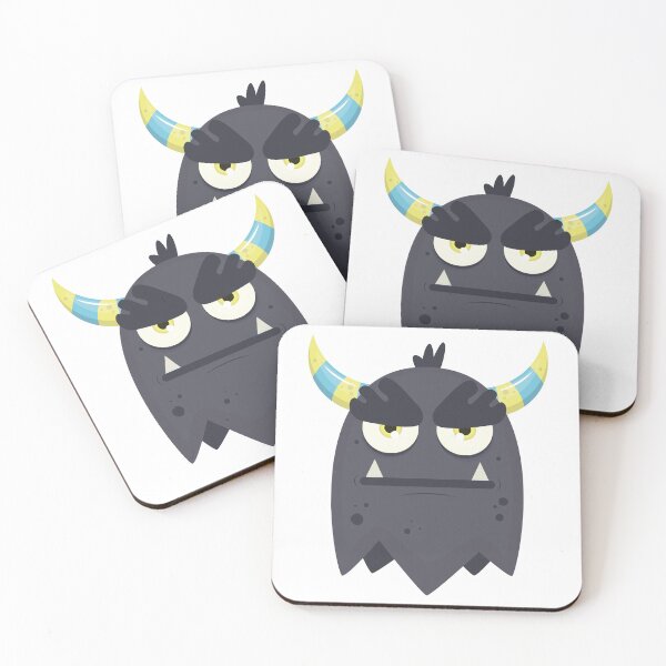 Item preview, Cute Black Monster Ghost designed and sold by Captain Creative.