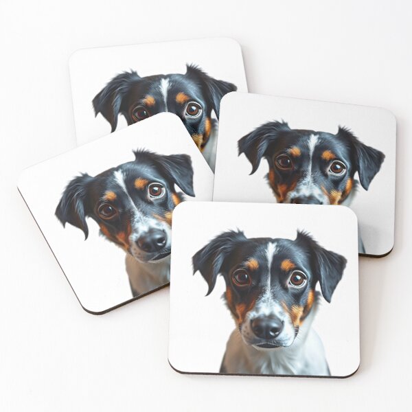 Item preview, Realistic Cute Dog Face Sticker designed and sold by Teewave-Ashish.