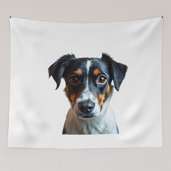 Item preview, Realistic Cute Dog Face Sticker designed and sold by Teewave-Ashish.