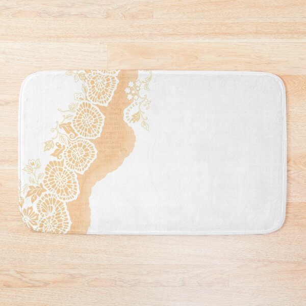 Item preview, White Lace on Warm Tones Lace Pattern designed and sold by Sachie's Studio.