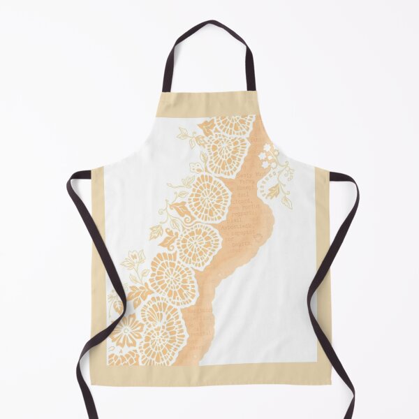 Item preview, White Lace on Warm Tones Lace Pattern designed and sold by Sachie's Studio.