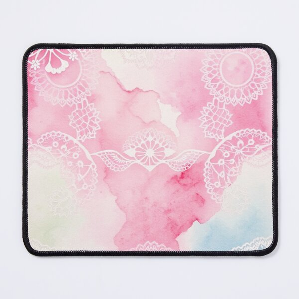 Item preview, White Lace Watercolor Lace Pattern designed and sold by Sachie's Studio.