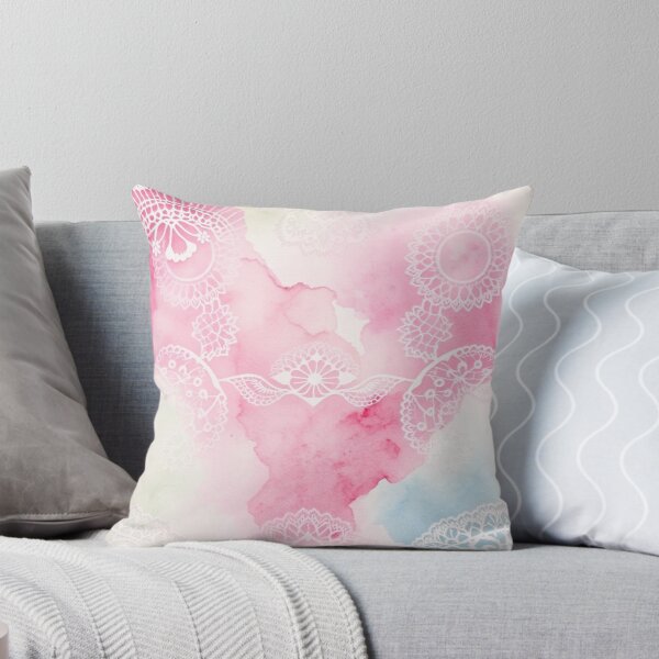 Item preview, White Lace Watercolor Lace Pattern designed and sold by Sachie's Studio.