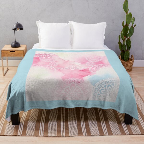 Item preview, White Lace Watercolor Lace Pattern designed and sold by Sachie's Studio.