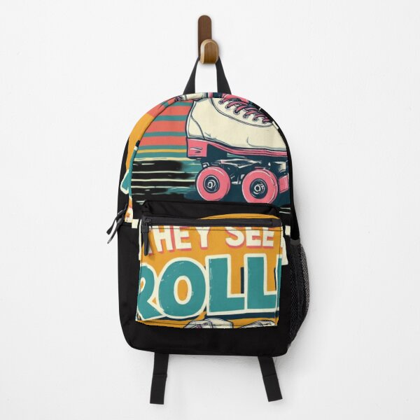 Item preview, Retro Roller Skate "They See Me Rollin'" Vintage Sunset Graphic designed and sold by sanorastyle.