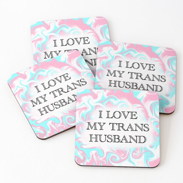 Item preview, I Love My Trans Husband(Transgender Pride) designed and sold by artist-wanna-be.