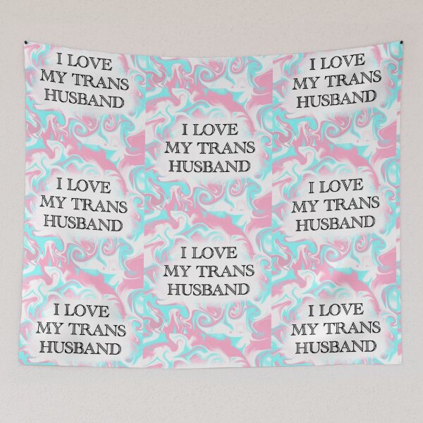 Item preview, I Love My Trans Husband(Transgender Pride) designed and sold by artist-wanna-be.