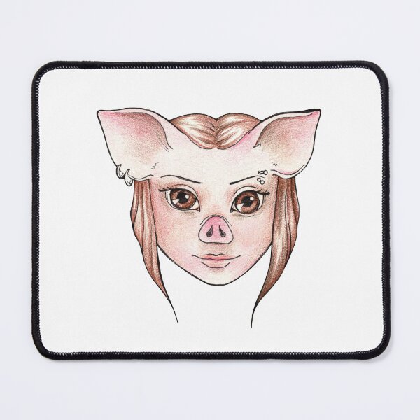 Item preview, Year of the Pig — Cute Chinese Zodiac Portrait Illustration designed and sold by BlackLineLab.