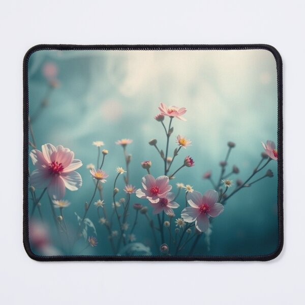 Item preview, Pink Flowers in Mist Little Flowers designed and sold by Sachie's Studio.