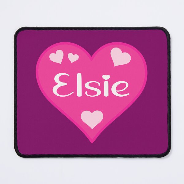 Item preview, Elsie Name Pink Heart  designed and sold by Jeallan Designs.