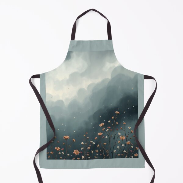 Item preview, Peach Flowers and Stormy Skies Little Flowers designed and sold by Sachie's Studio.