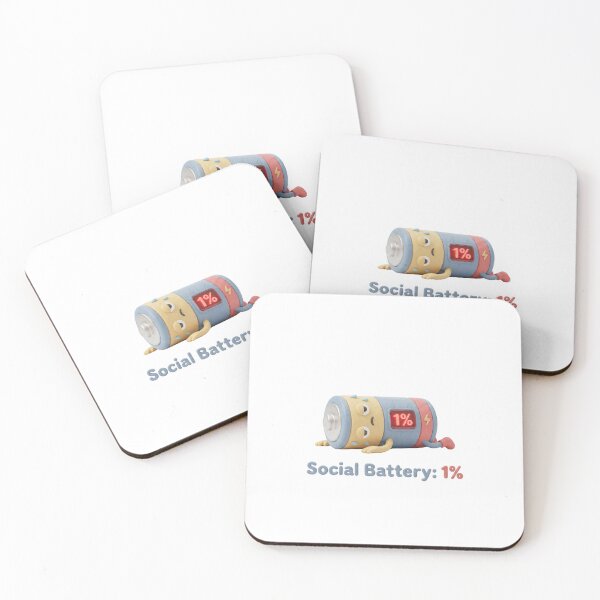 Item preview, Social Battery 1% designed and sold by D1dymos.