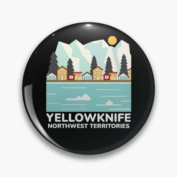 Artikelvorschau, Yellowknife, Nordwest-Territorien, Kanada entworfen und verkauft von Shape Snip Studio.