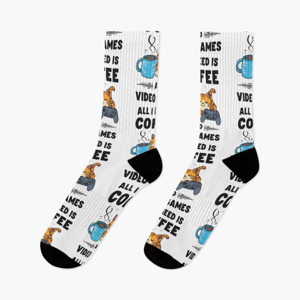 Item preview, All I need is coffee and video games quote designed and sold by CleanDecor.