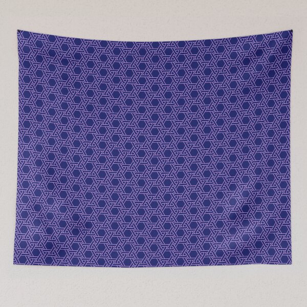 Item preview, Classic Blue Hexagonal Knot - Geometric Abstract Pattern   - Christmas Gifts For Dad designed and sold by RoyalStarsPatts.