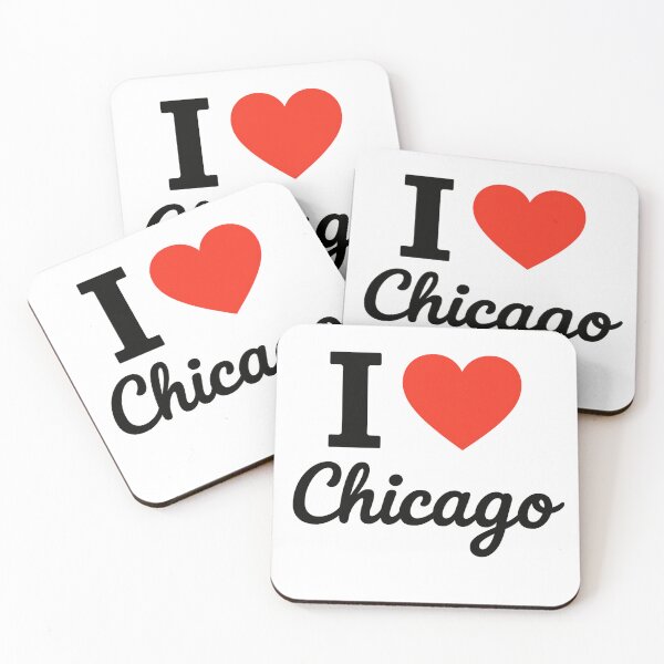 Item preview, I Love Chicago | Urban Typography Design | Celebrating Windy City Pride & Culture designed and sold by PaintedPixels01.