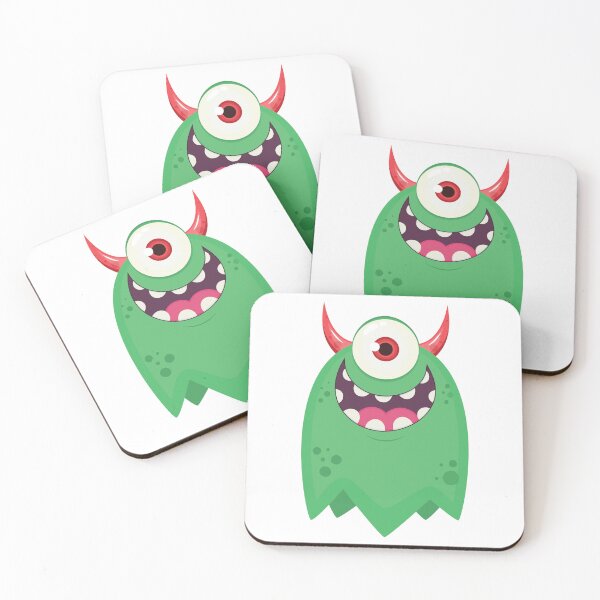 Item preview, Cute Green Monster Ghost designed and sold by Captain Creative.