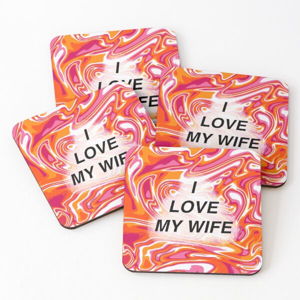 Item preview, I Love My Wife(Lesbian Pride) designed and sold by artist-wanna-be.