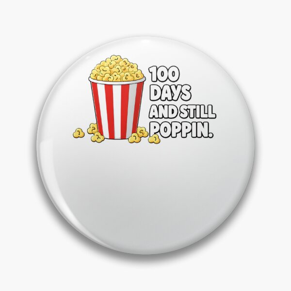 Item preview, 100 Days And Still Poppin Simple Classic Red Stripe Popcorn 100th Day Of School Teacher Shirt designed and sold by JaaCreativeShop.