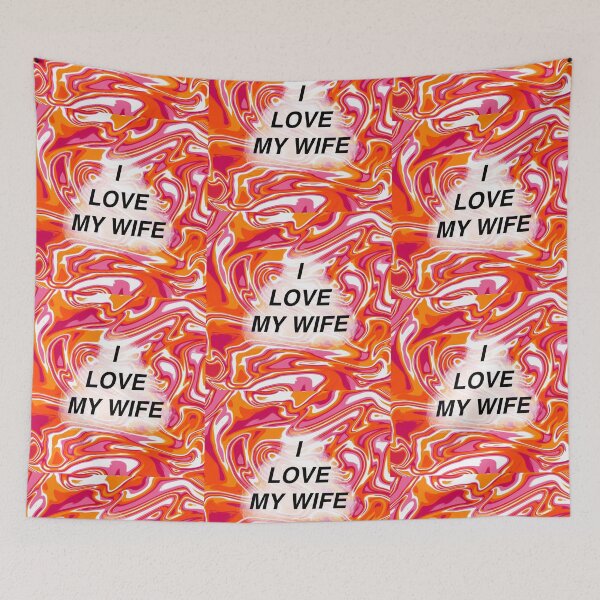 Item preview, I Love My Wife(Lesbian Pride) designed and sold by artist-wanna-be.