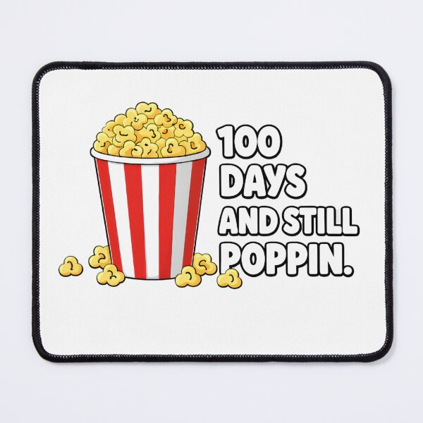 Item preview, 100 Days And Still Poppin Simple Classic Red Stripe Popcorn 100th Day Of School Teacher Shirt designed and sold by JaaCreativeShop.
