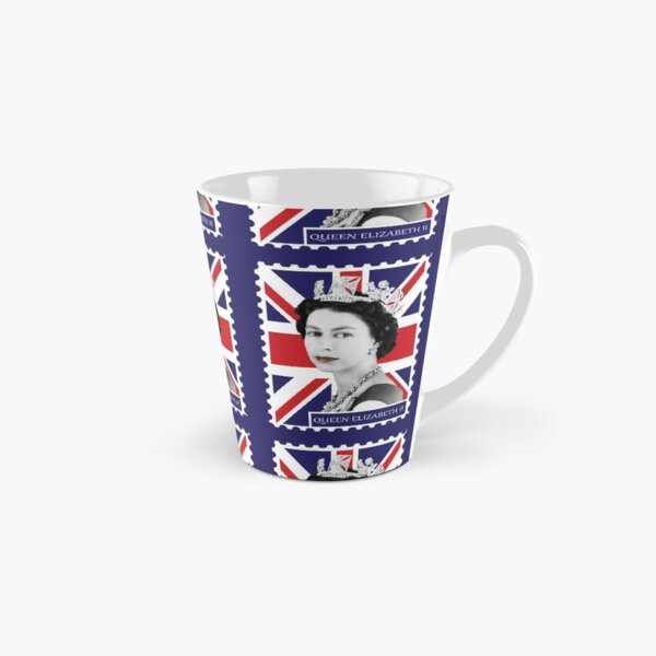 Queen Elizabeth II & Union Jack Tall Mug