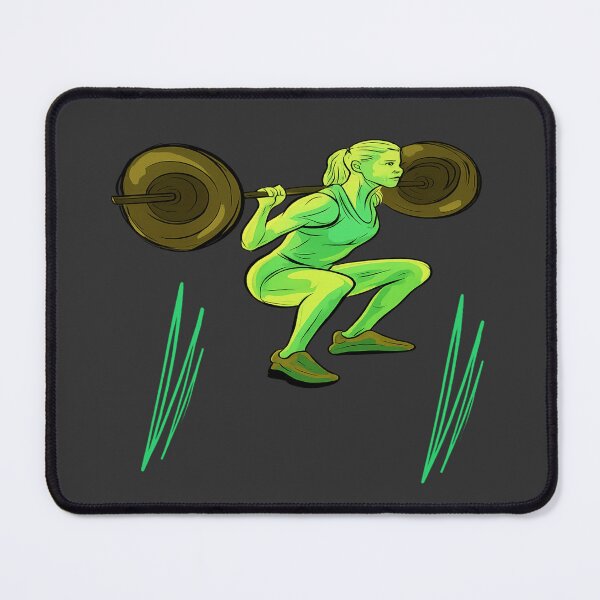 Item preview, Squat Strong – Female Powerlifting Illustration designed and sold by StrongEveryDayStore.