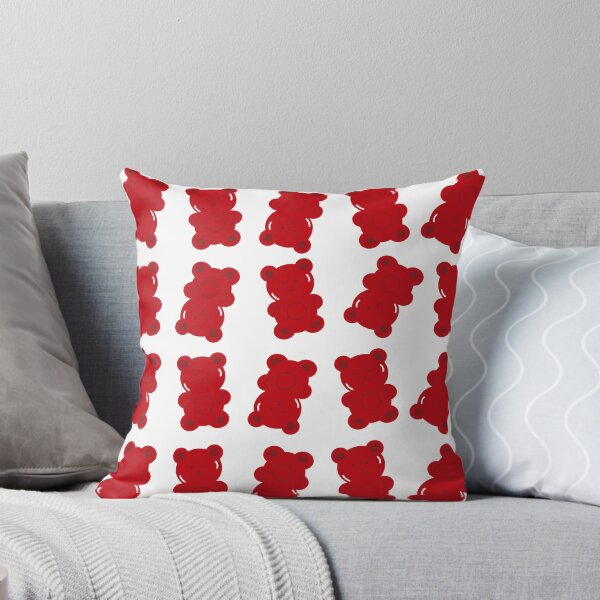 Item preview, Ositos de goma de gelatina, Patrón de ositos de goma rojos. Gomitas rojas designed and sold by Denisse diseno.