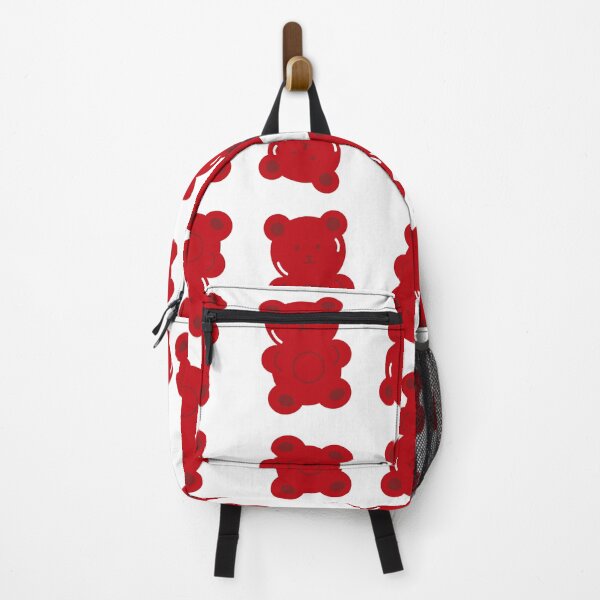 Item preview, Jelly gummy bears, red gummy bear pattern. Red gummies designed and sold by Denisse diseno.