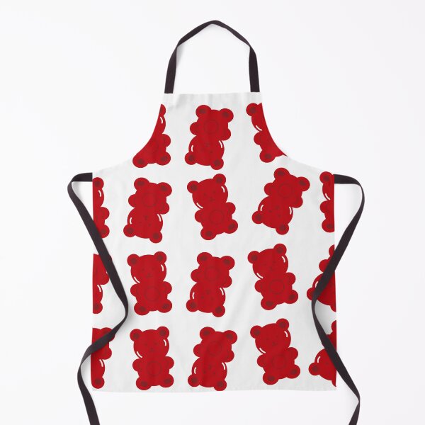 Item preview, Ositos de goma de gelatina, Patrón de ositos de goma rojos. Gomitas rojas designed and sold by Denisse diseno.