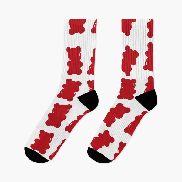 Item preview, Jelly gummy bears, red gummy bear pattern. Red gummies designed and sold by Denisse diseno.