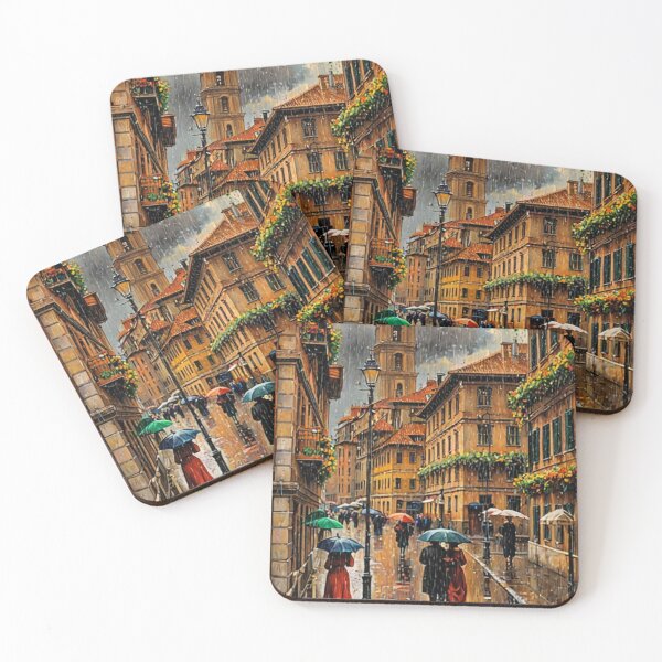 Item preview, Evening Stroll in the Pedestrian Zone designed and sold by sid1802.
