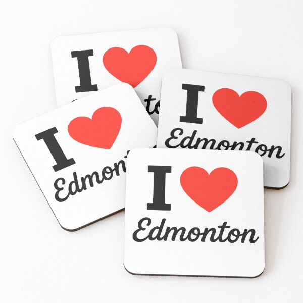 Item preview, I Love Edmonton | Canadian City Typography | Celebrating Edmonton Pride & Culture designed and sold by PaintedPixels01.