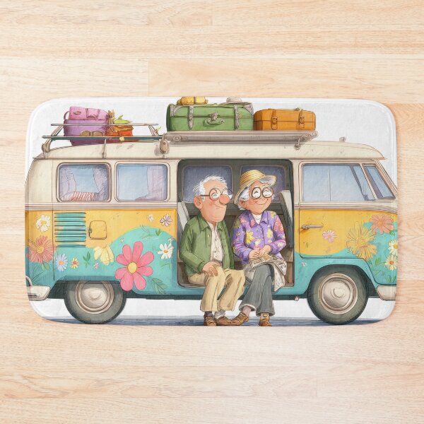 Item preview, Two people share a moment in a van designed and sold by anytka.