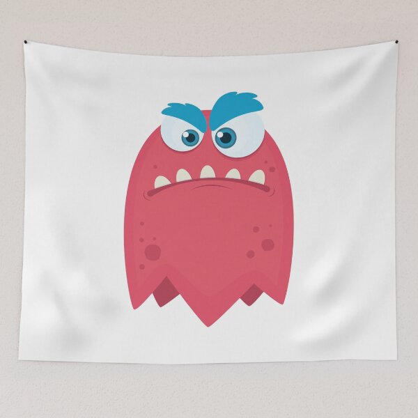 Item preview, Cute Red Monster Ghost designed and sold by Captain Creative.