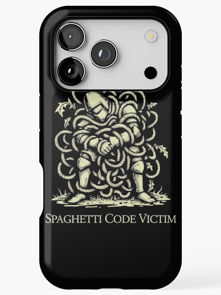 Thumbnail 1 of 4, iPhone Case, Knight Tangled In Ropes Code designed and sold by SignumShop.