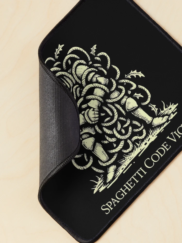 Thumbnail 2 of 5, Mouse Pad, Knight Tangled In Ropes Code designed and sold by SignumShop.