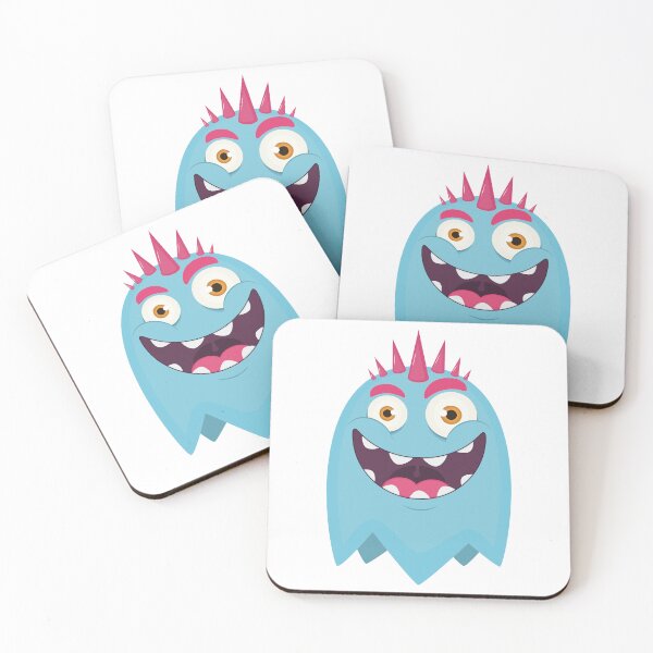 Item preview, Cute Blue Monster Ghost designed and sold by Captain Creative.